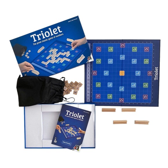 New TRIOLET Game Number Tile Counting Board Game Ages 8+ “Tree-o-LAY” by Gigamic - Picture 3 of 8